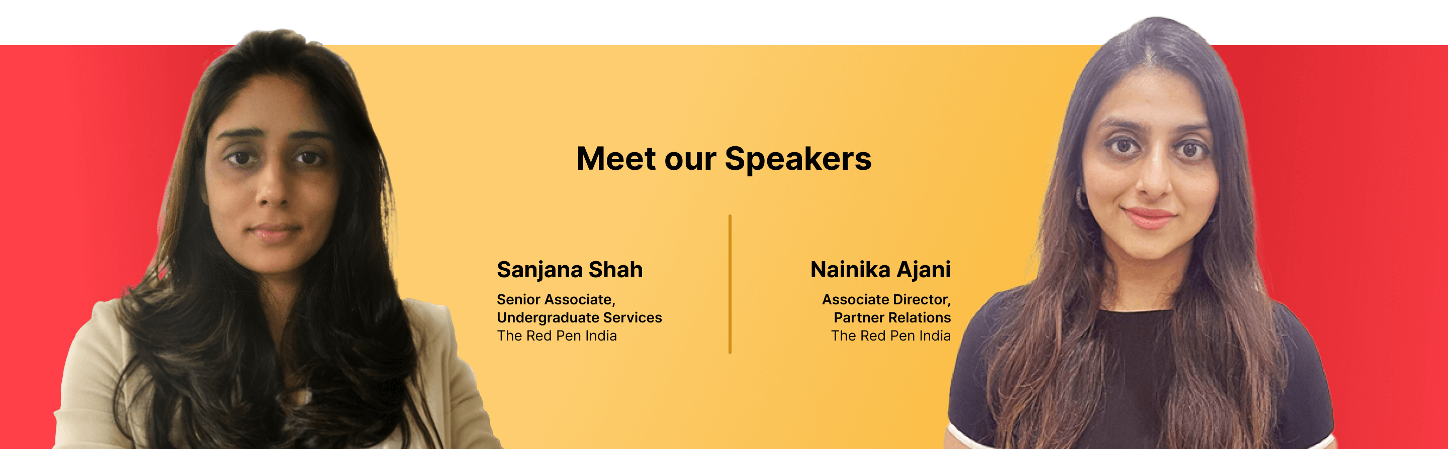Speakers Section